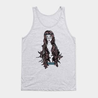 Princess with Long hair Tank Top